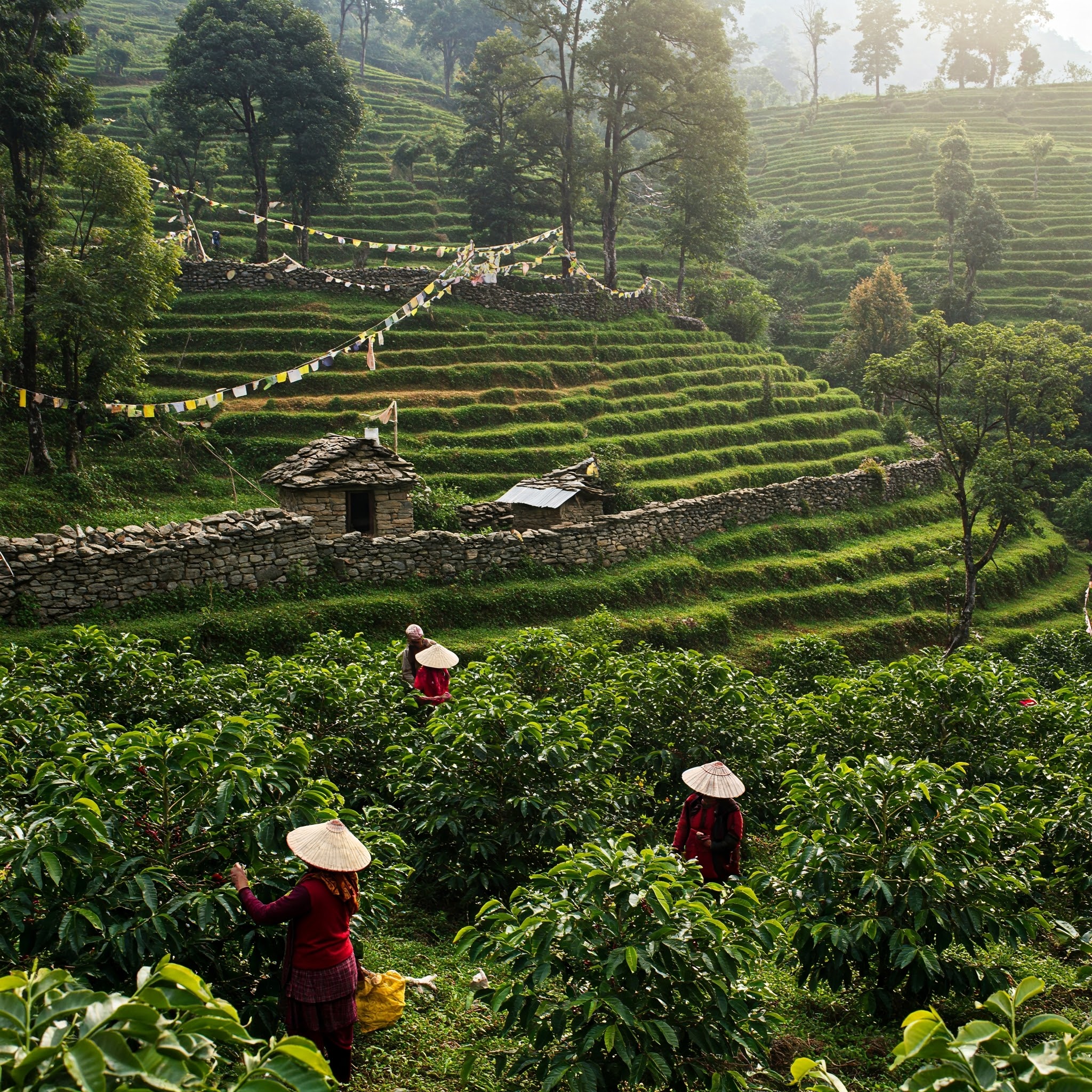 Coffee farmers in Nepal